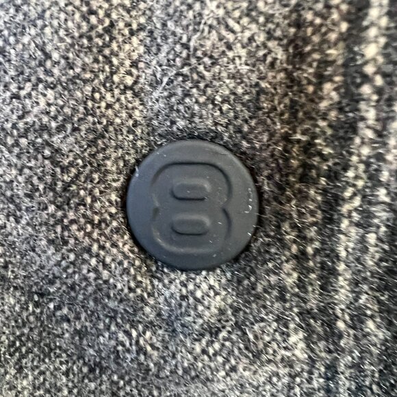 8848 Altitude Telluride Wool Over Plaid Overshirt Chore Jacket Barn Coat Size S - Picture 6 of 12